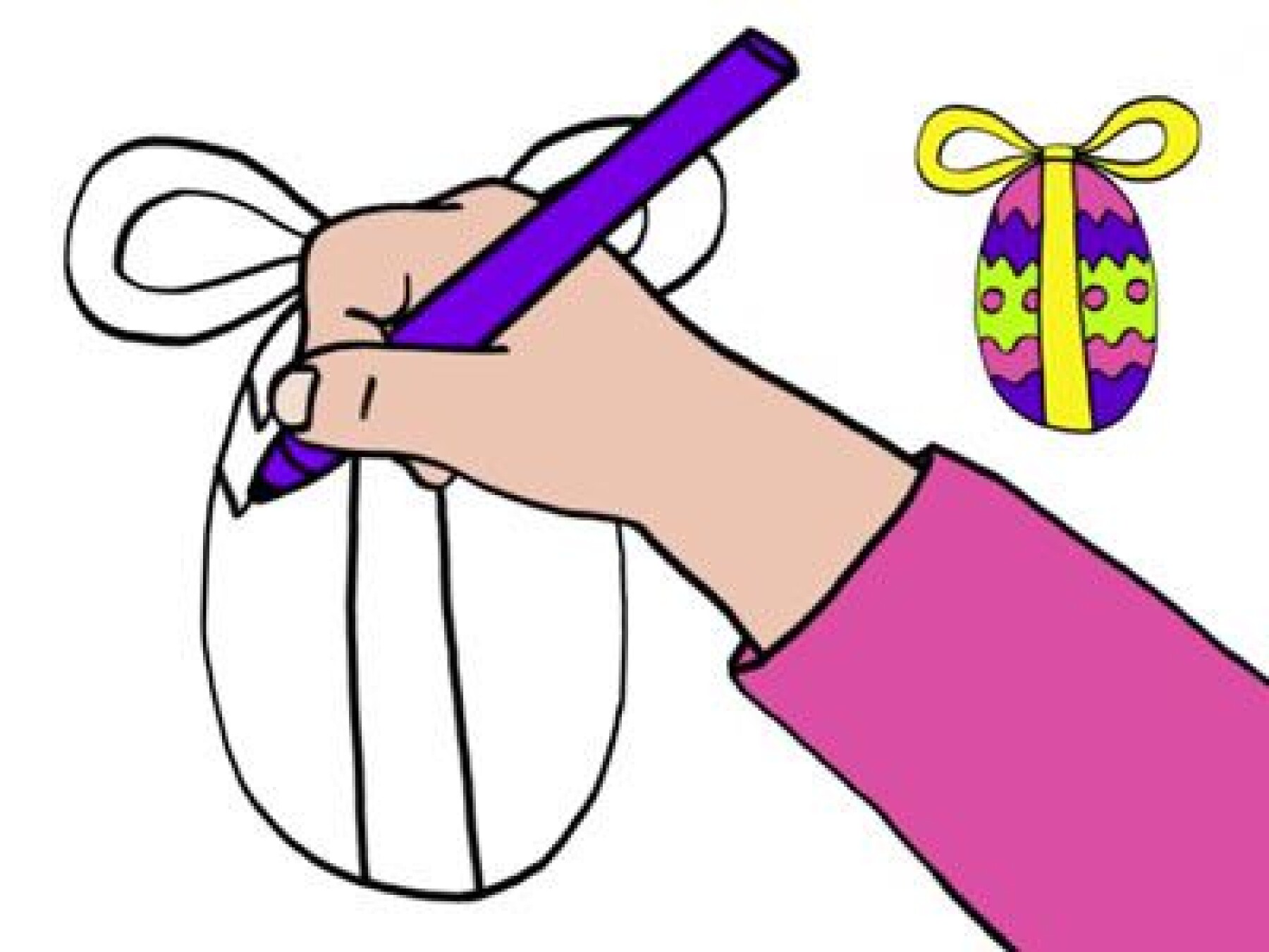 Comment Dessiner Un œuf De Paques