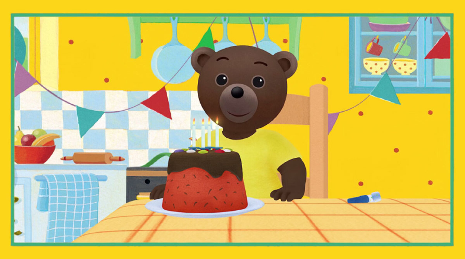 Une Video D Anniversaire Personnalisee Avec Petit Ours Brun