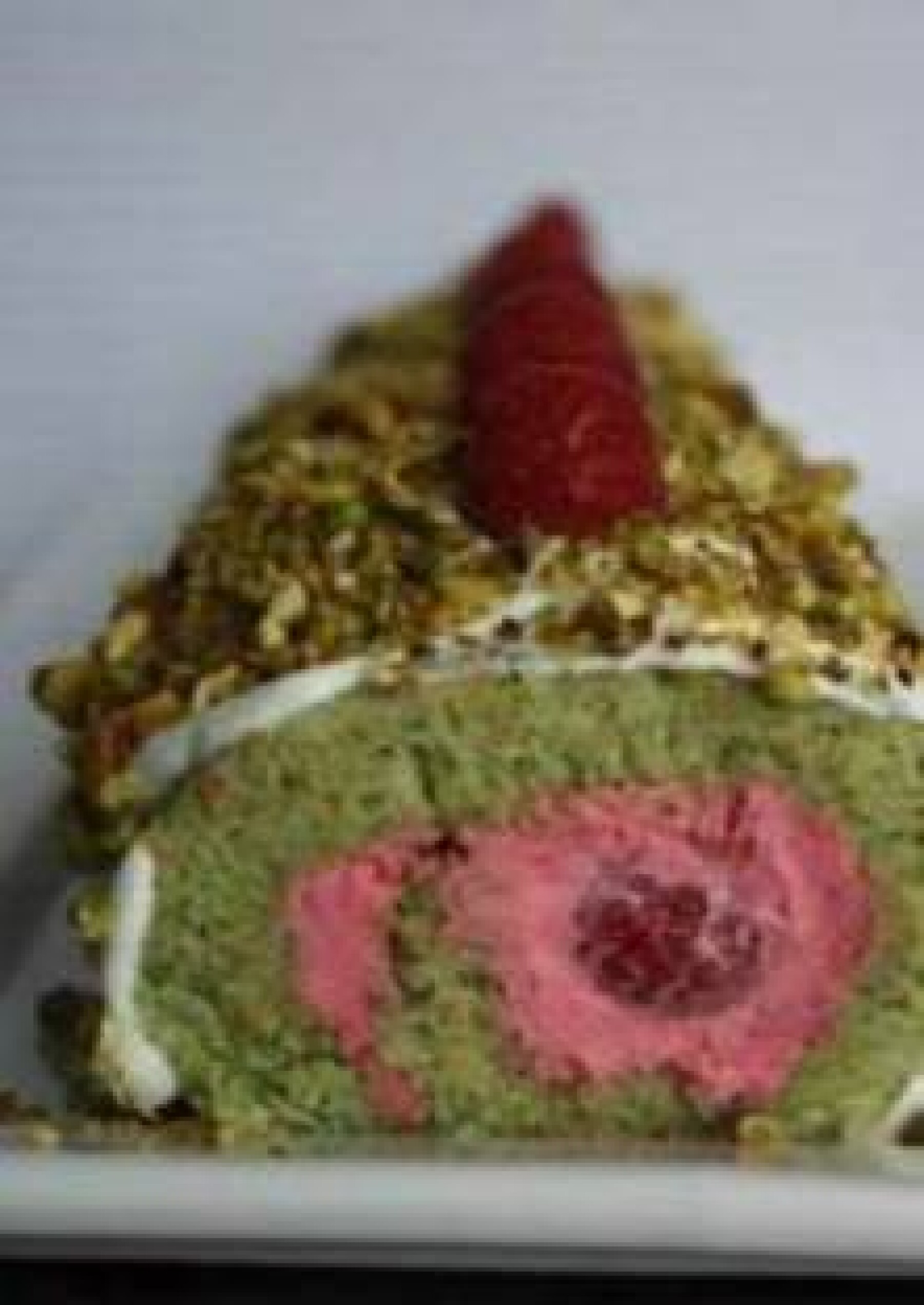 Buche Pistache Aux Framboises