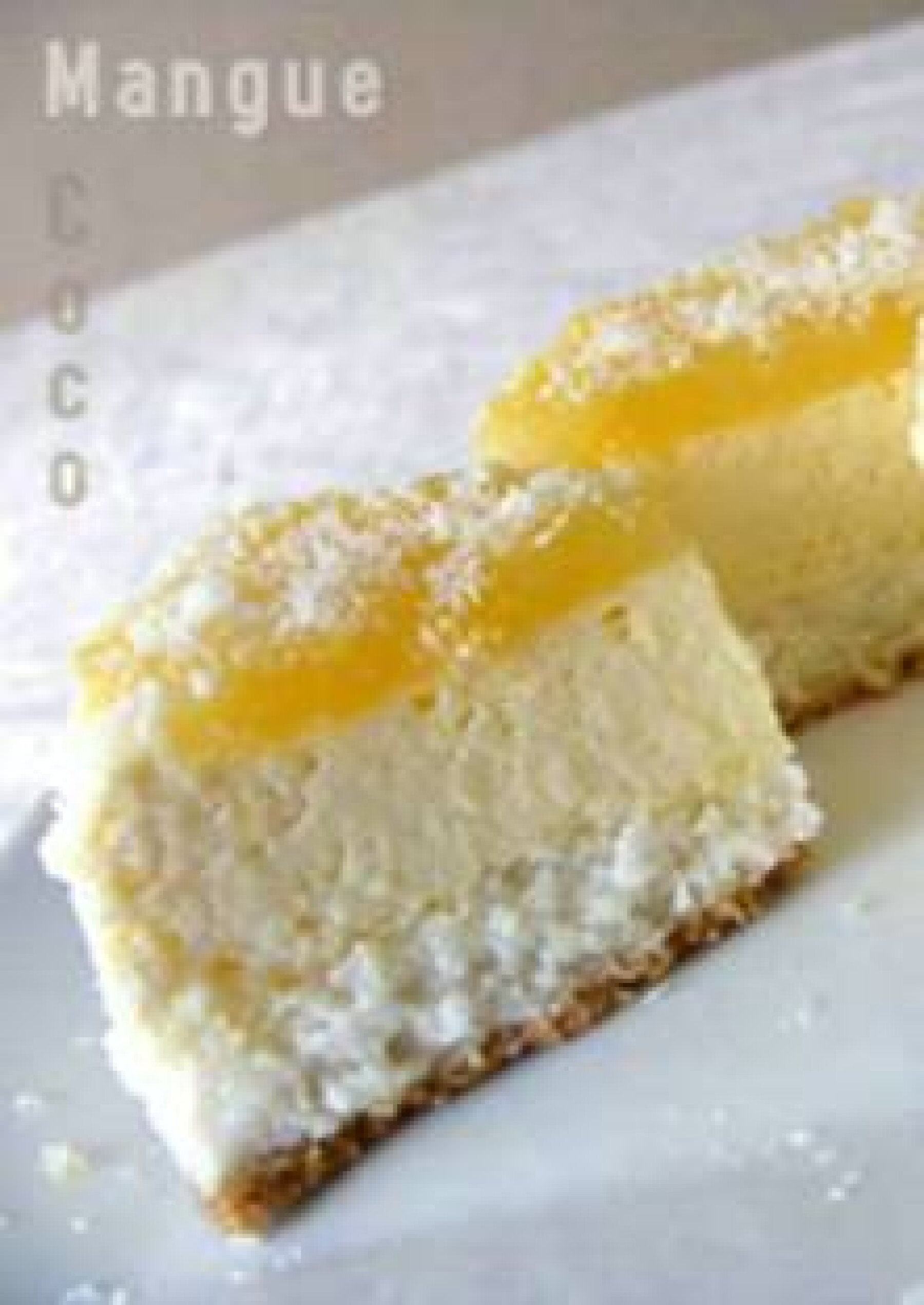 Cheesecake Noix De Coco Et Mangue Anisee